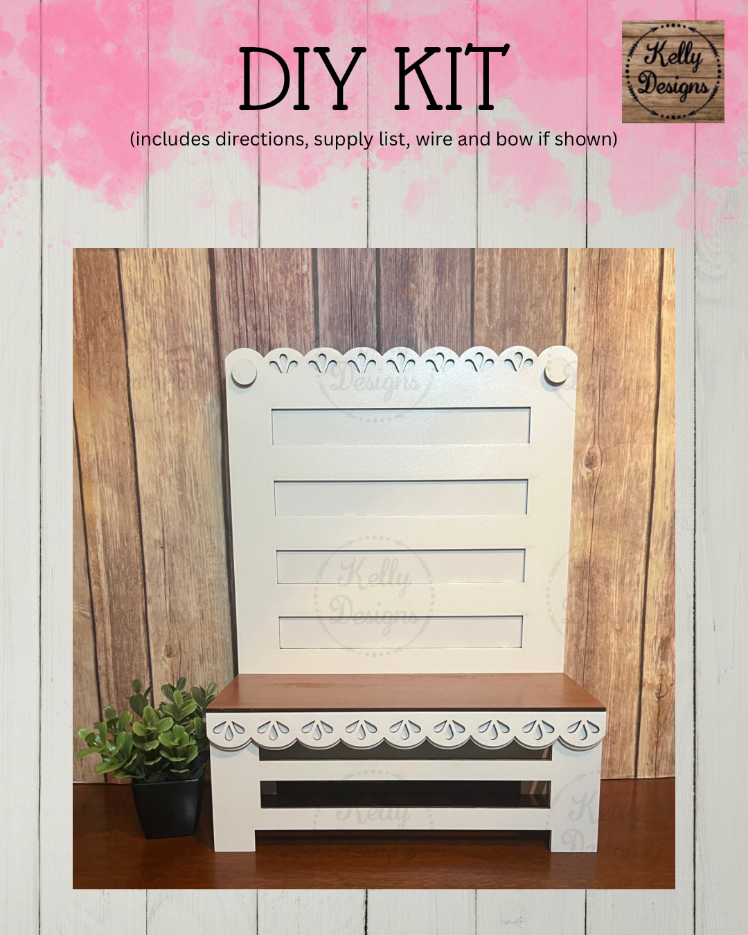 Scalloped Farmhouse Chair DIY Kit