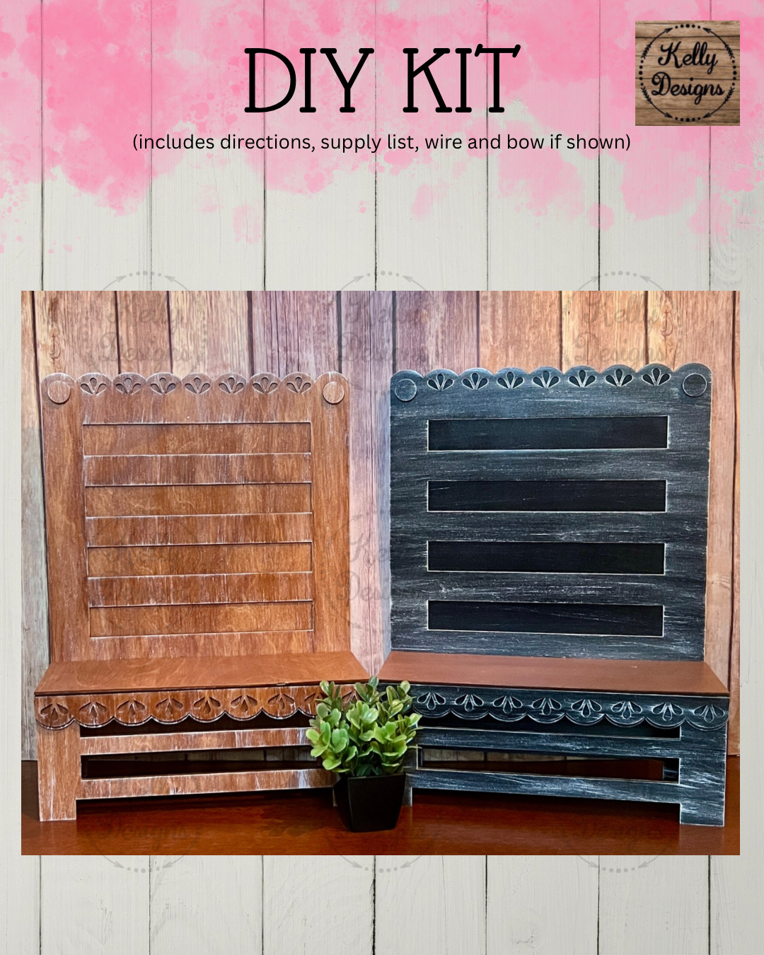 Scalloped Farmhouse Chair DIY Kit