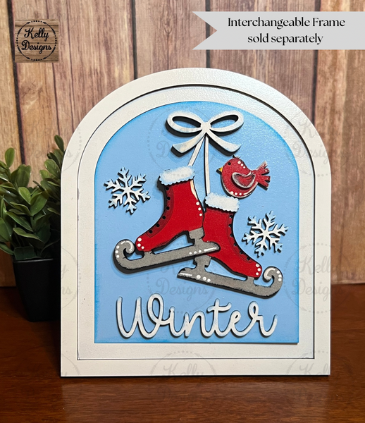 Interchangeable DIY Box Kit - Winter Skates