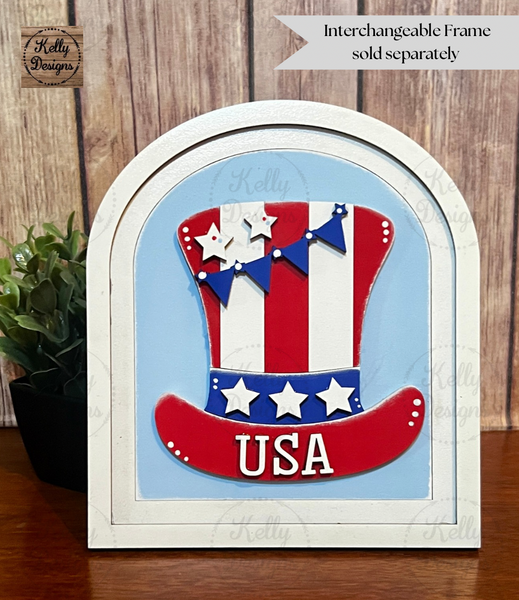 Interchangeable DIY Box Kit - USA Hat