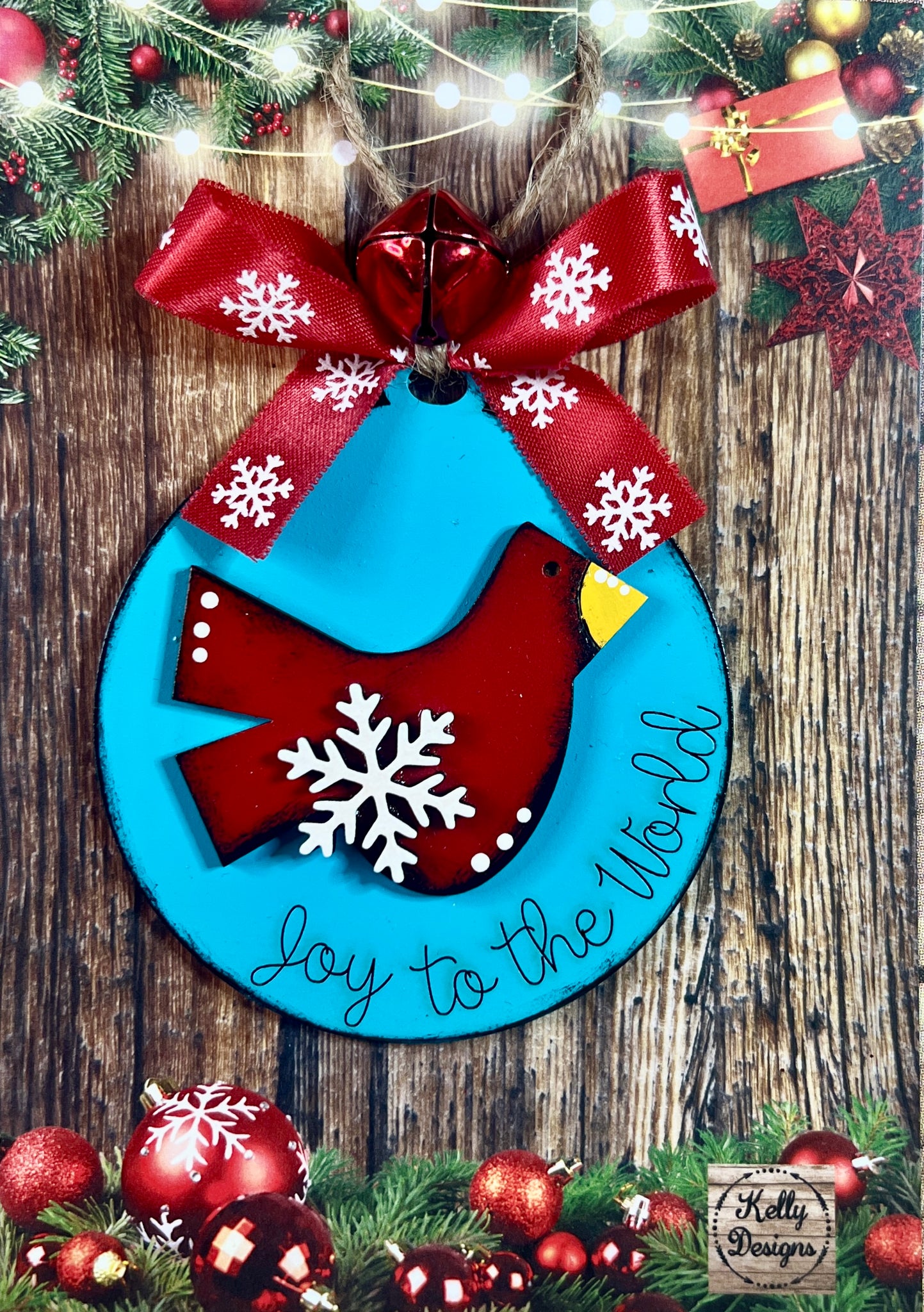 Joy To The World Christmas Ornament