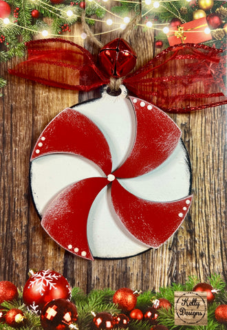 Peppermint Candy Christmas Ornament