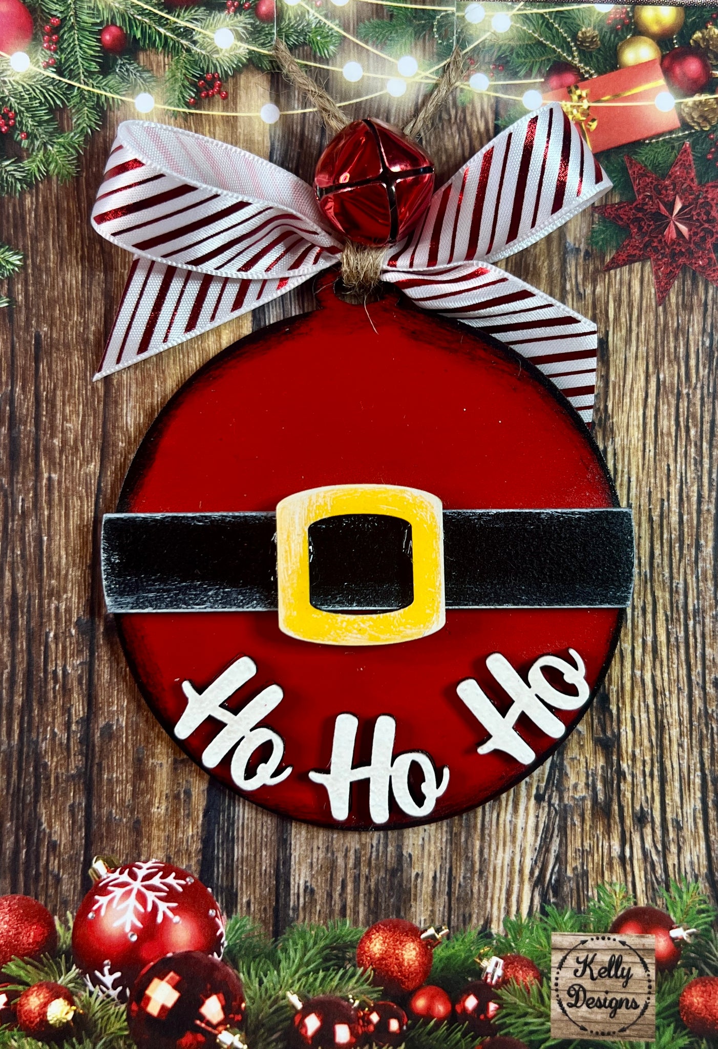 Ho Ho Ho Christmas Ornament