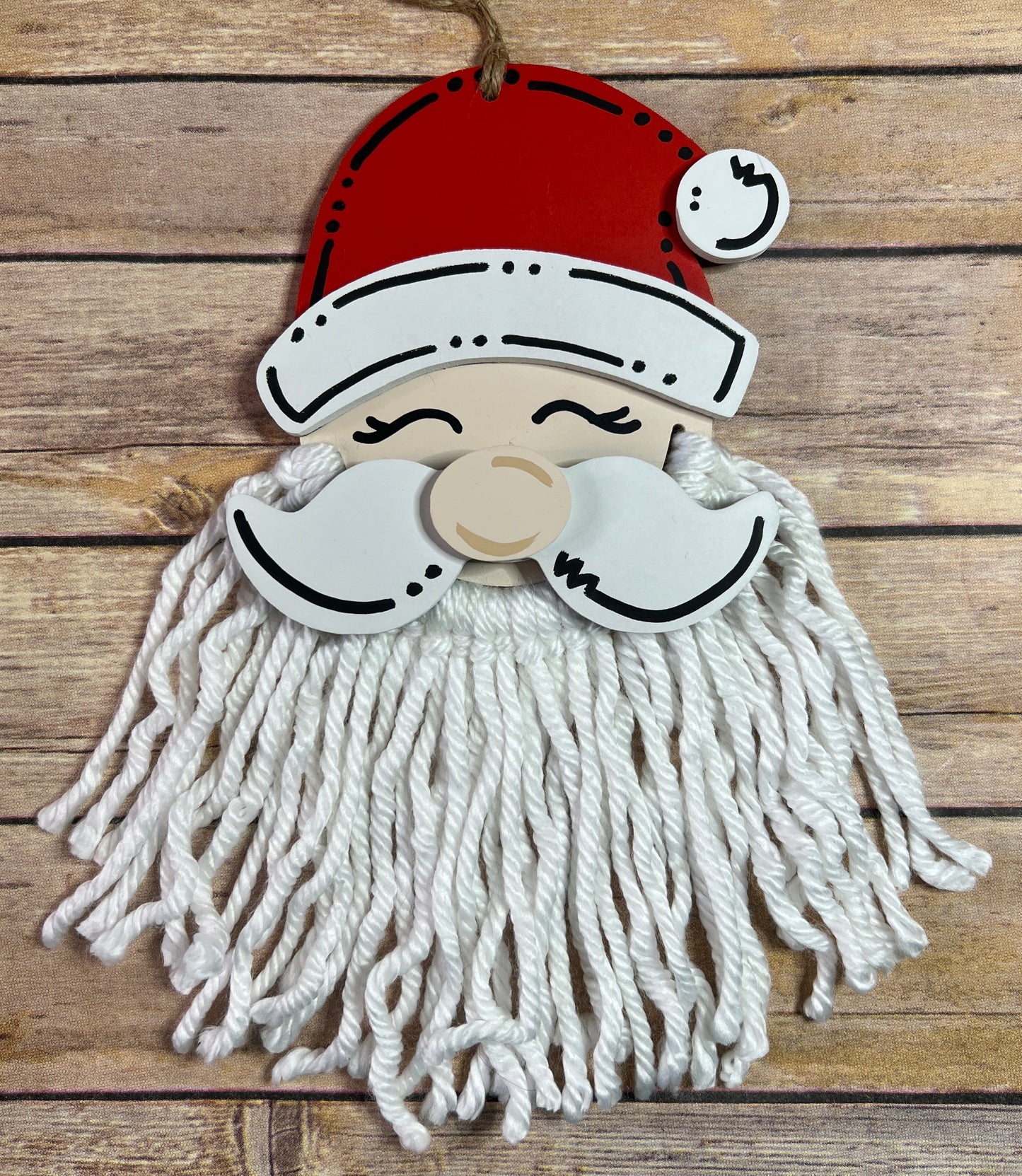 Santa Christmas Ornament DIY Kit