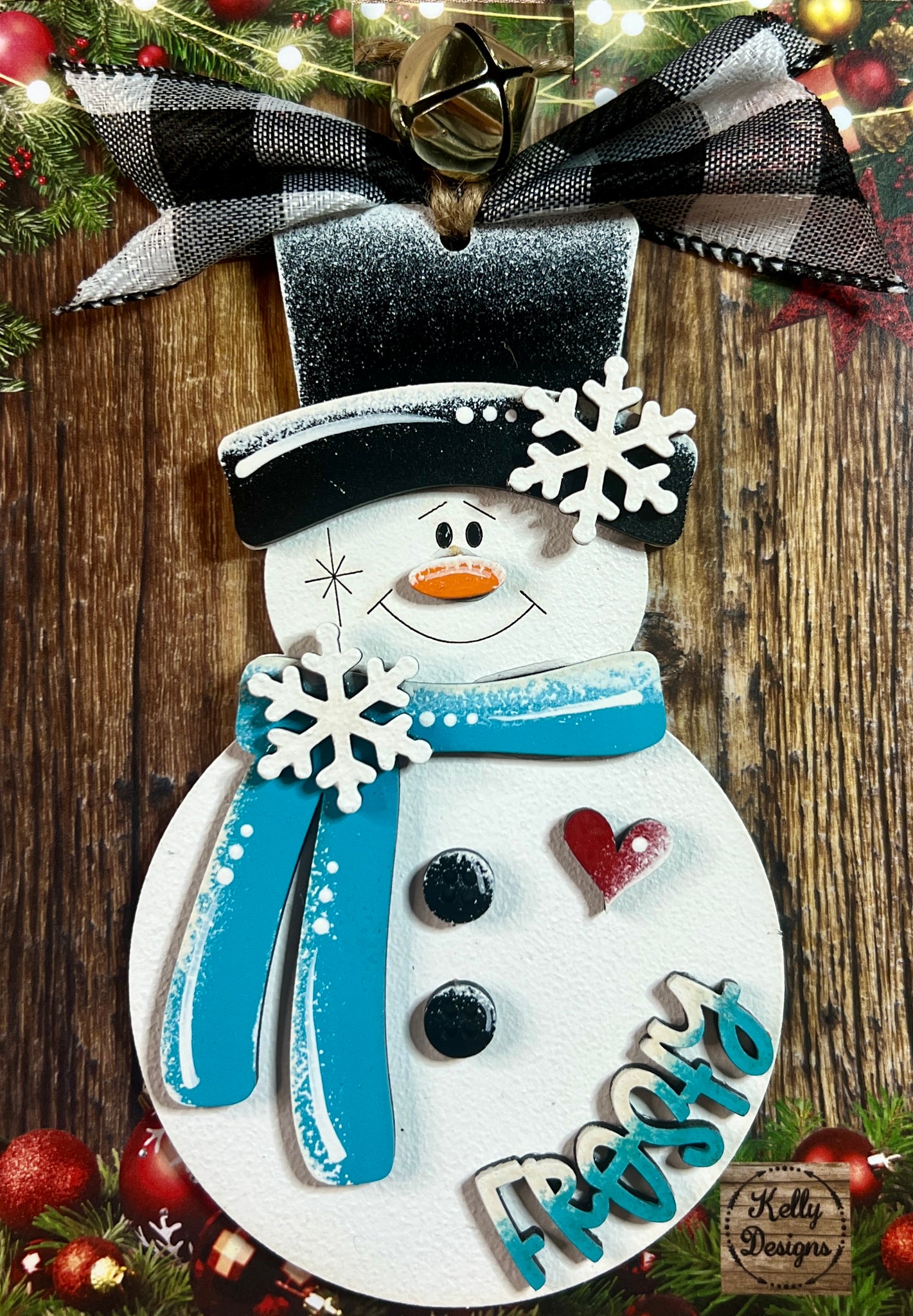 Frosty Christmas Ornament