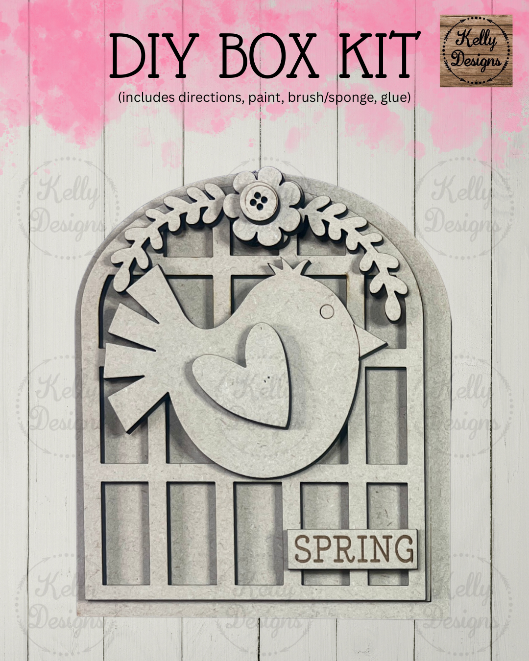 Interchangeable DIY Box Kit - Spring Bird