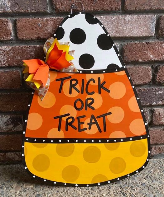 Candy Corn Door Hanger