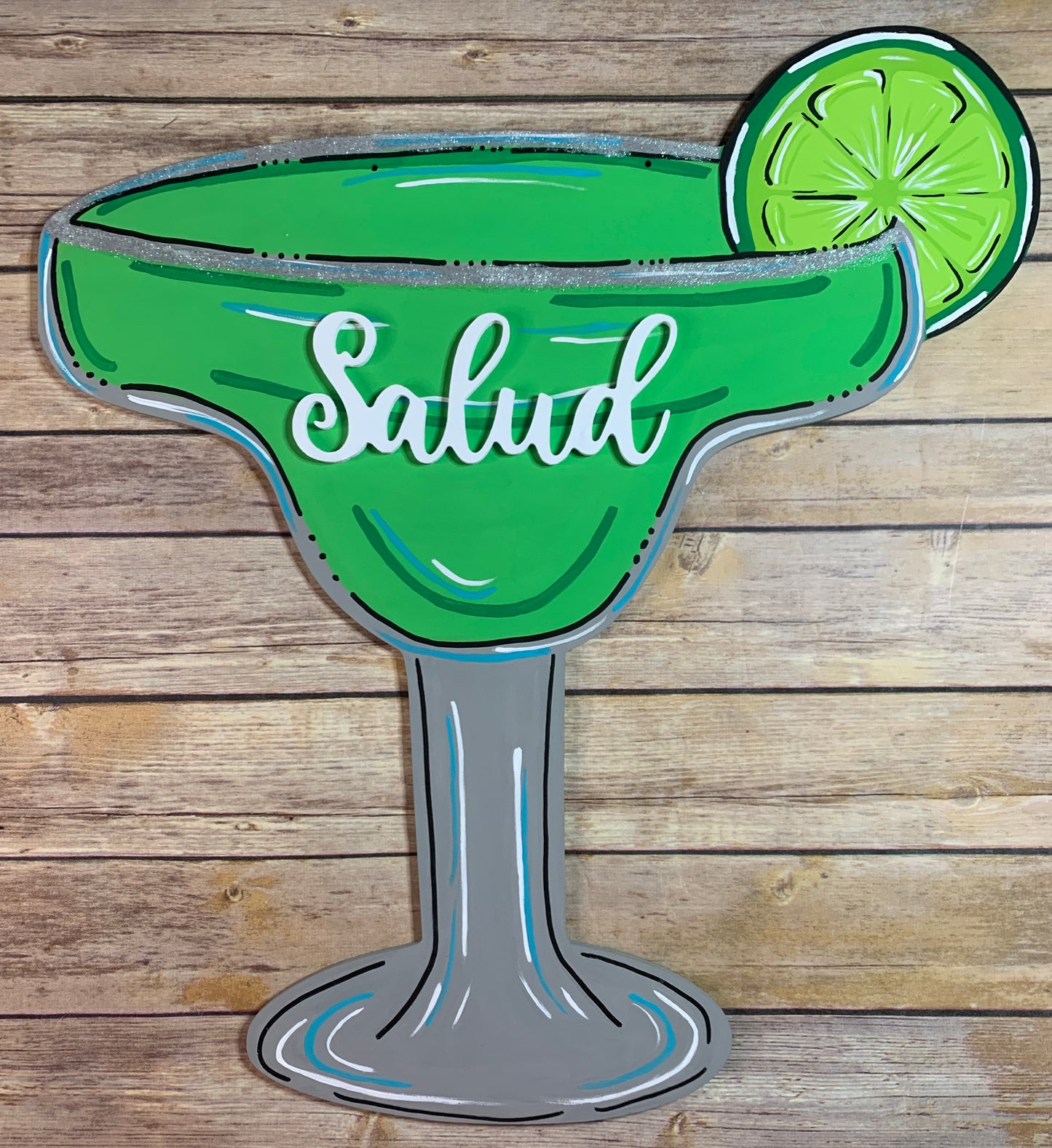 Margarita Blank Door Hanger - Salud DIY Kit