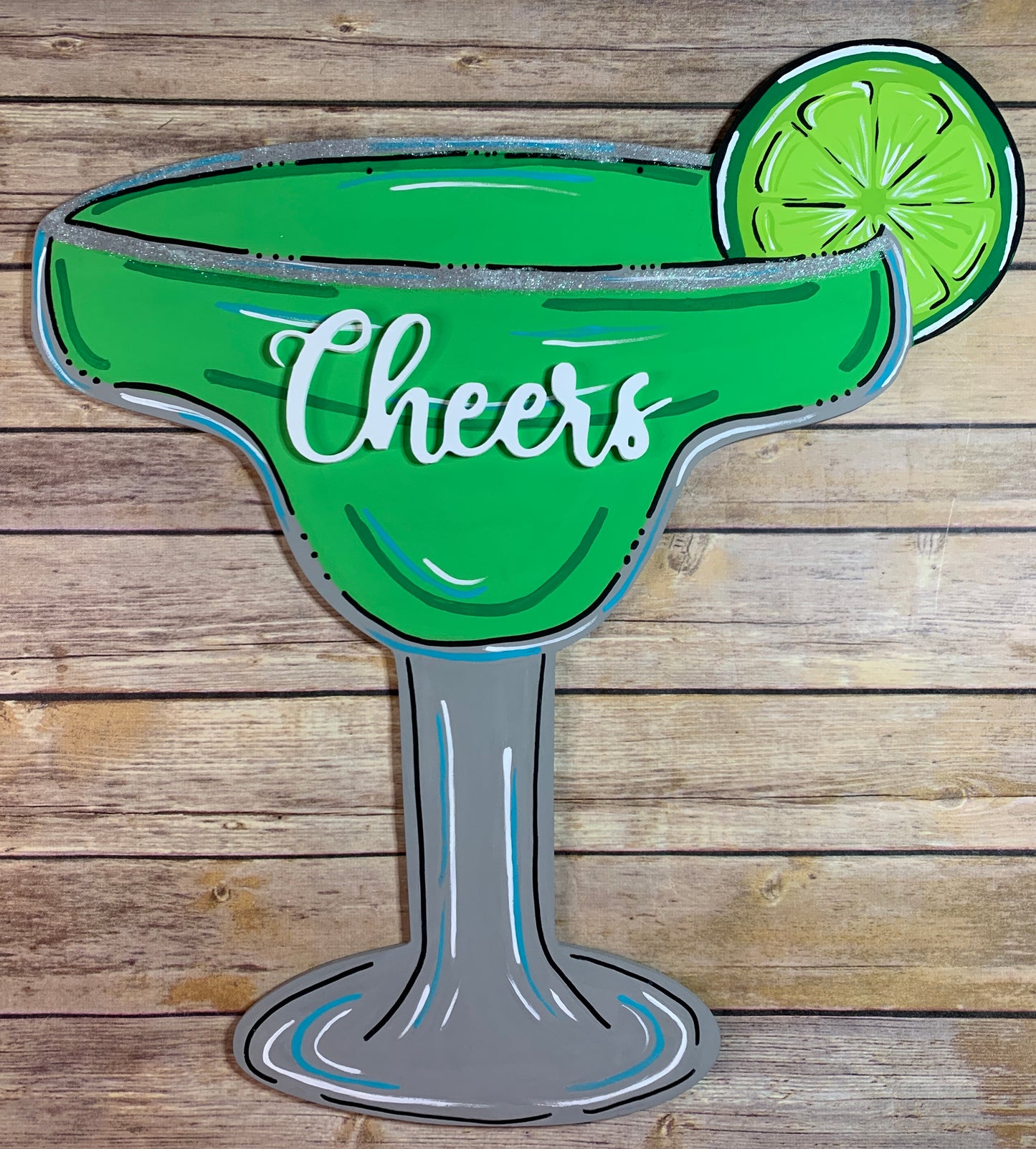 Margarita Blank Door Hanger - Cheers DIY Kit