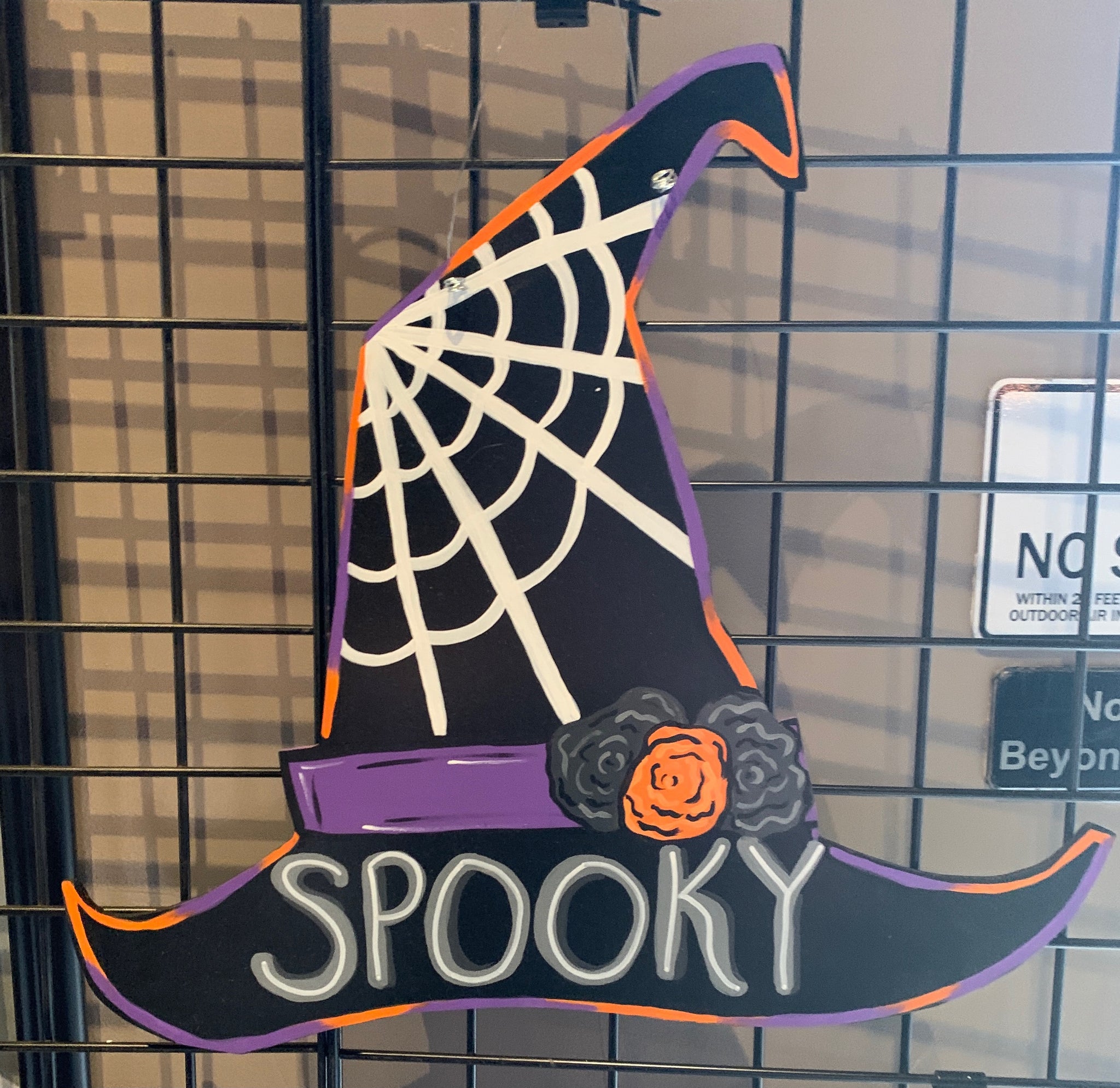 Witch Hat Door Hanger - Spooky