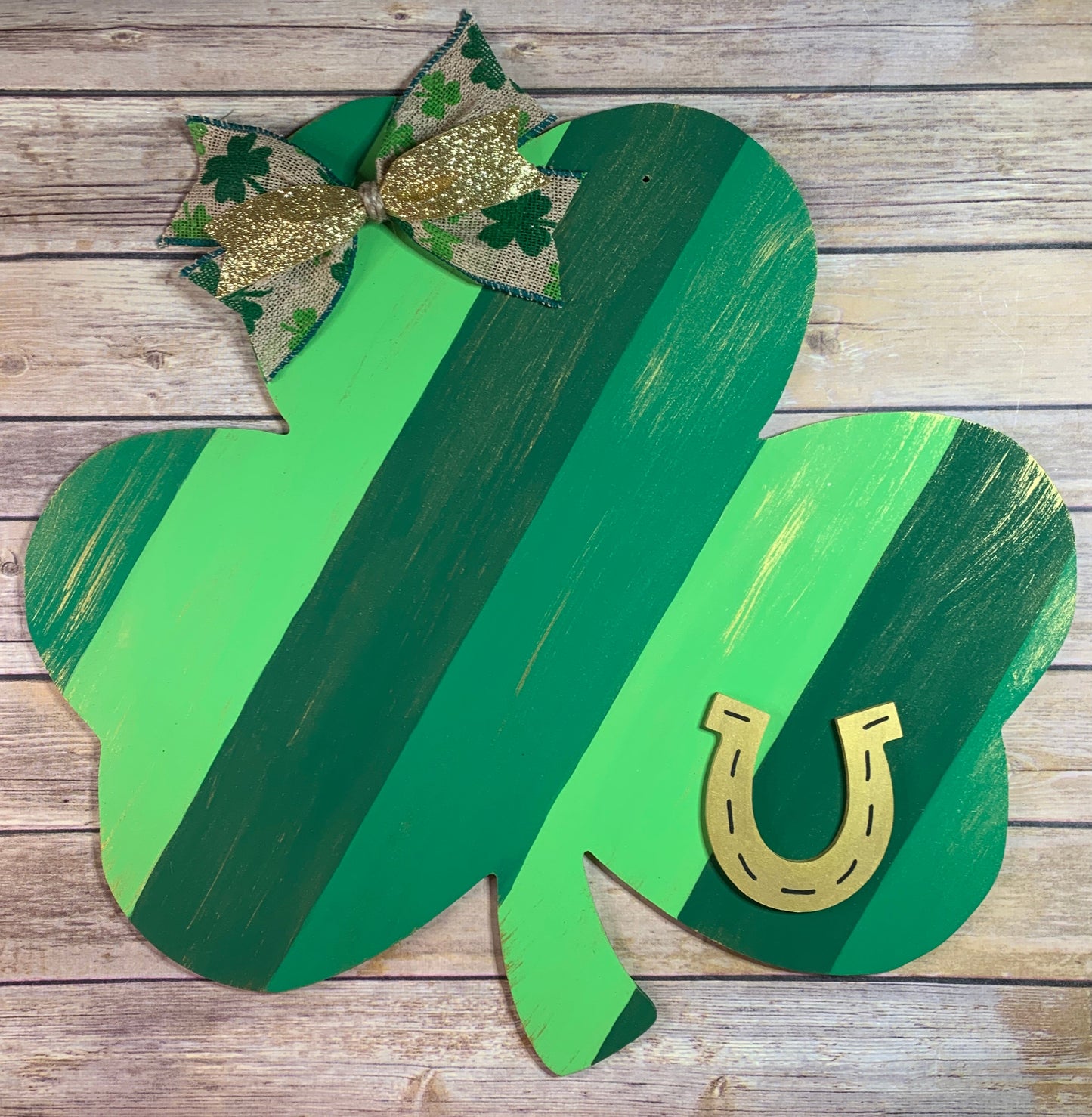 Shamrock Door Hanger - Horseshoe