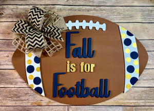 Fall is for Football Blank Door Hanger DIY Kit