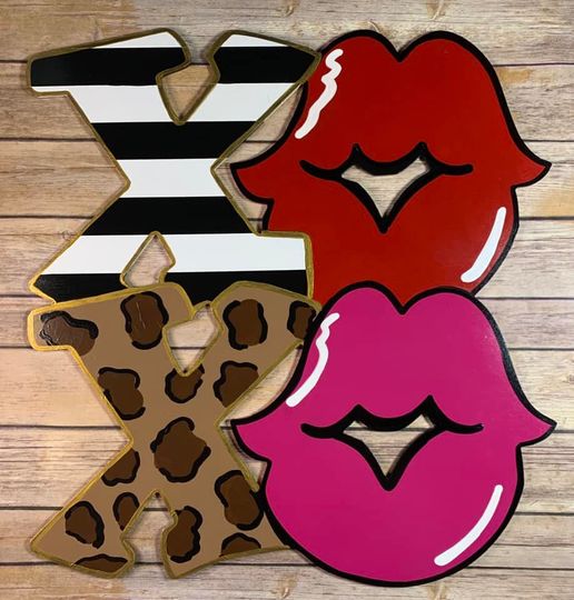 X-Lips Blank Door Hanger DIY Kit